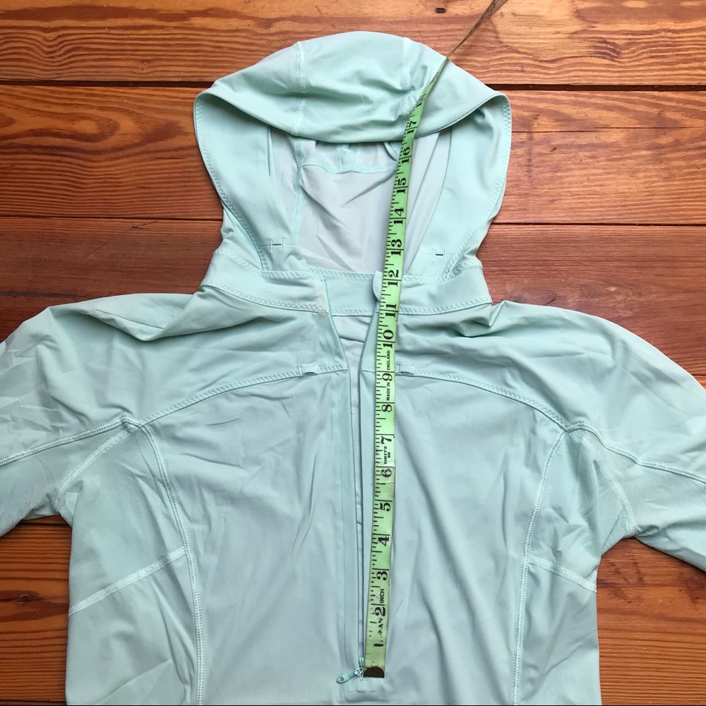 Lululemon Mint Half Zip Hoodie, EUC, 10 - Picture 6 of 16